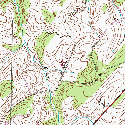 Topographic Map of Hashawha Environmental Center, MD