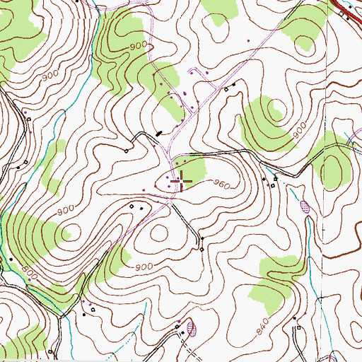 Topographic Map of West Hill, MD