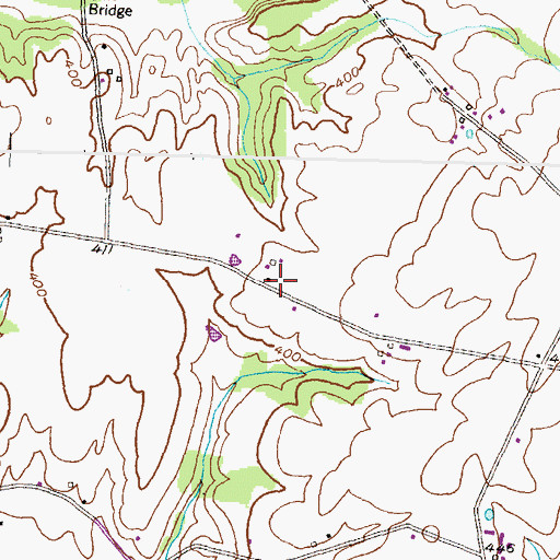 Topographic Map of Franklin School (historical), MD