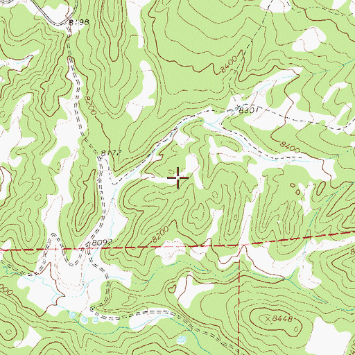 Topographic Map of Lone Cone State Wildlife Area, CO