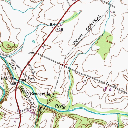 Topographic Map of Sharretts (historical), MD