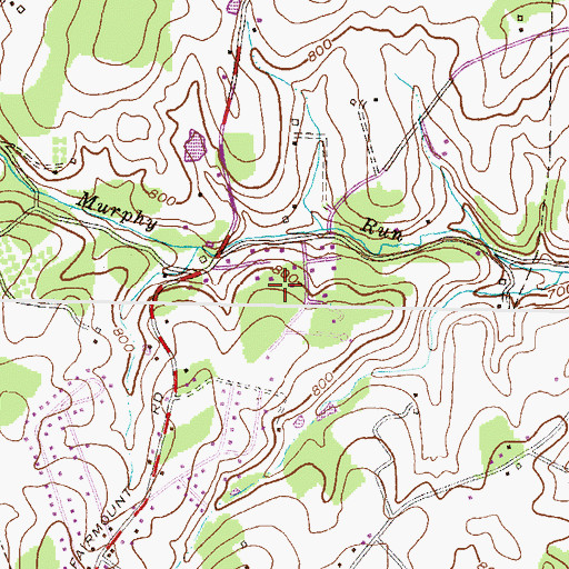 Topographic Map of Wil-Mar Acres, MD