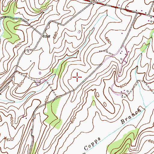 Topographic Map of Chadwick Court, MD