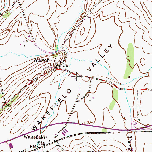 Topographic Map of Charloumyr, MD