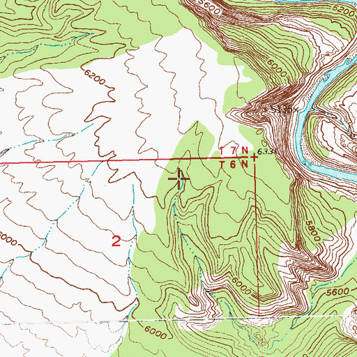 Topographic Map of Dinosaur National Monument, CO