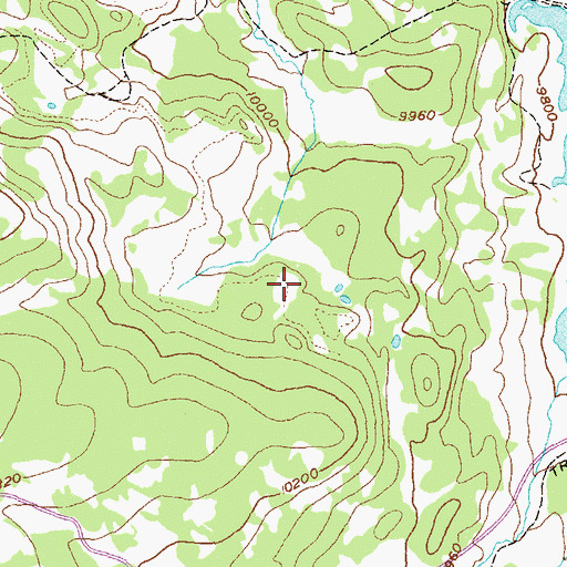 Topographic Map of Grand Mesa National Forest, CO