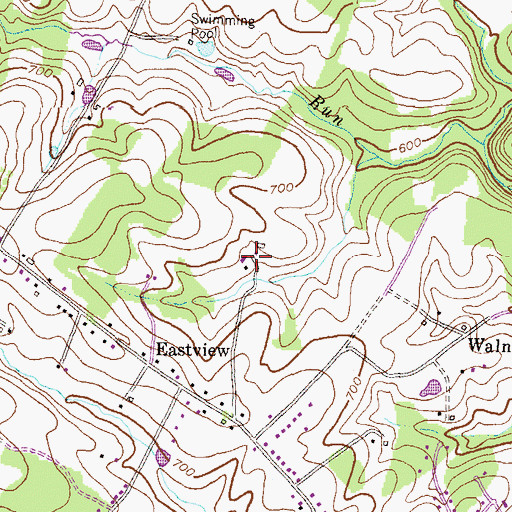 Topographic Map of Grafton Manor, MD