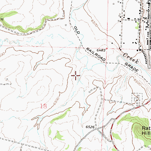 Topographic Map of Southern Ute Reservation, CO