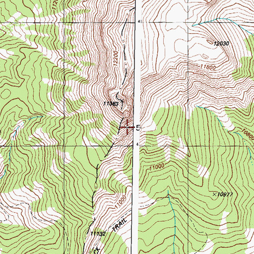 Topographic Map of Tierra Amarilla Grant, CO