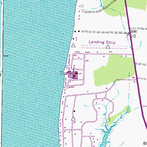 Topographic Map of Kentmorr Marina, MD