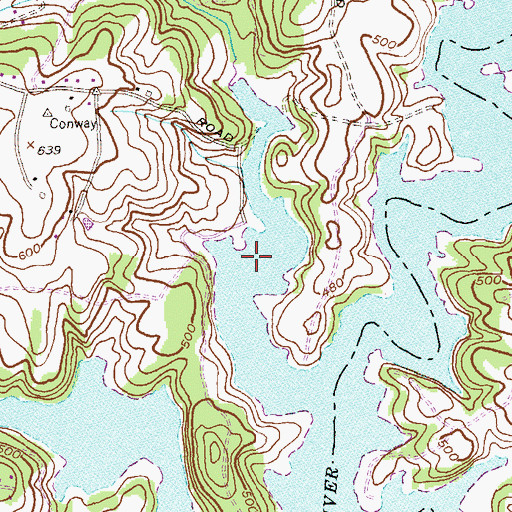 Topographic Map of Bollingers Mills (historical), MD