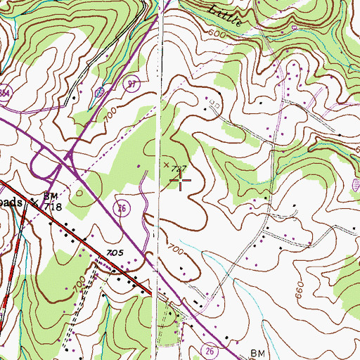 Topographic Map of Carroll County Gun Club, MD