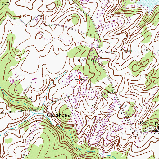 Topographic Map of Carroll Dale, MD