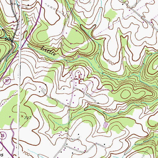 Topographic Map of Wilson Terrace, MD