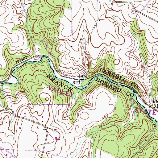 Topographic Map of Gorsuch (historical), MD