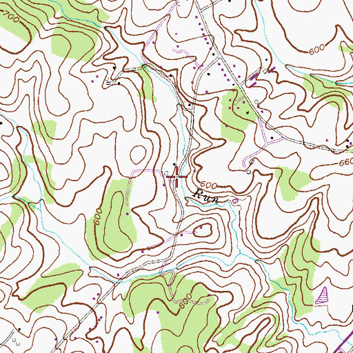Topographic Map of Sumor Estates, MD