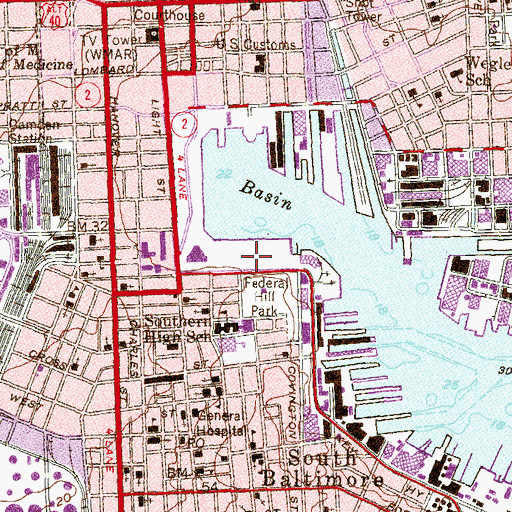 Topographic Map of Rash Field, MD