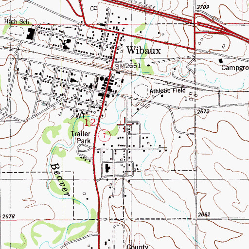 Topographic Map of Gateway Museum, MT