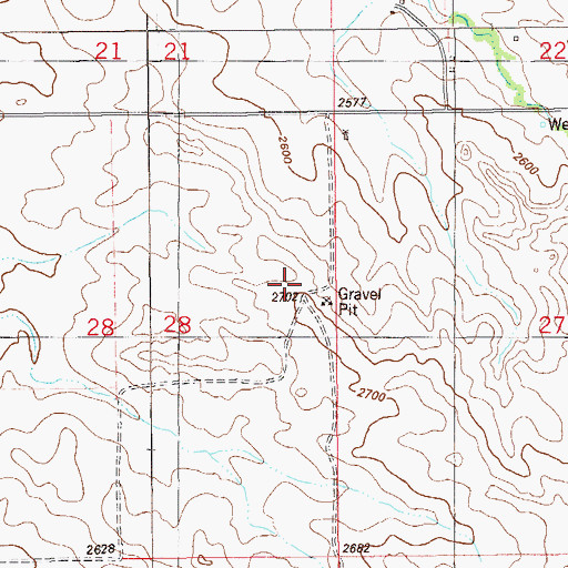Topographic Map of Laird School (historical), MT