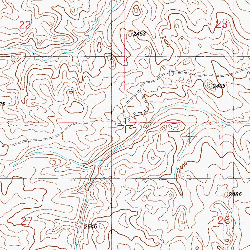 Topographic Map of Ketchum School (historical), MT