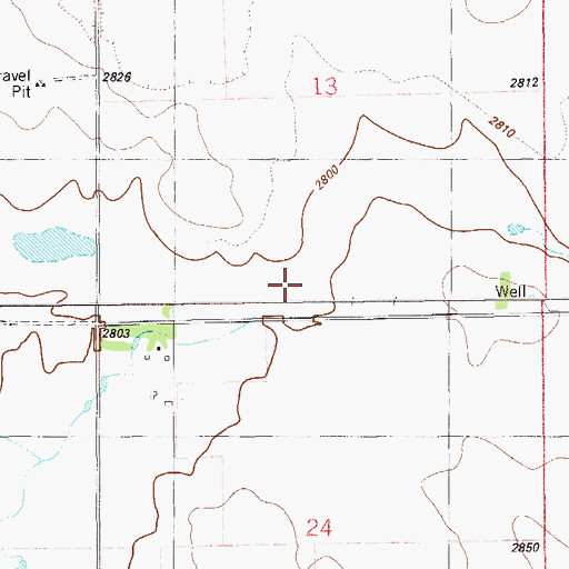 Topographic Map of Jordan School (historical), MT