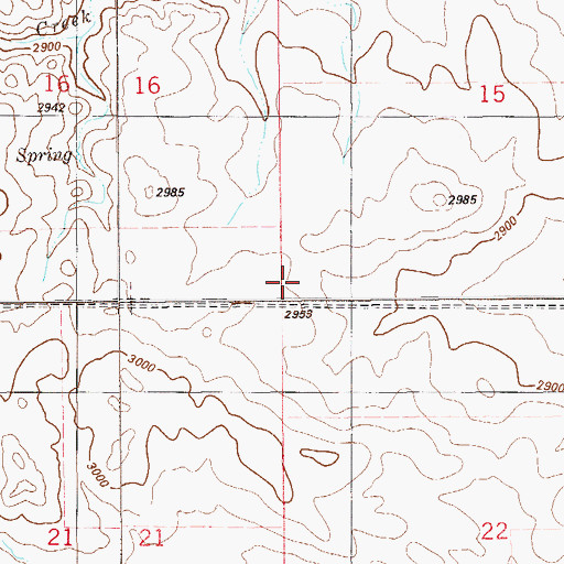 Topographic Map of Ley School (historical), MT