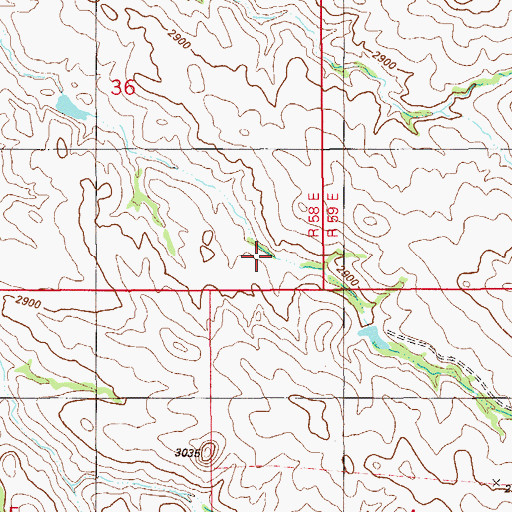 Topographic Map of Cassidy School (historical), MT