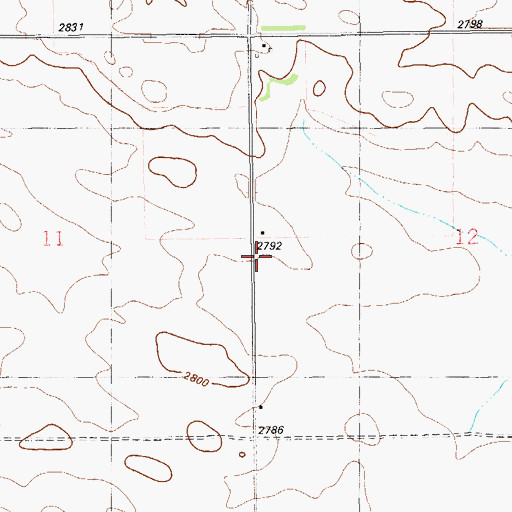 Topographic Map of Robert Baird School (historical), MT