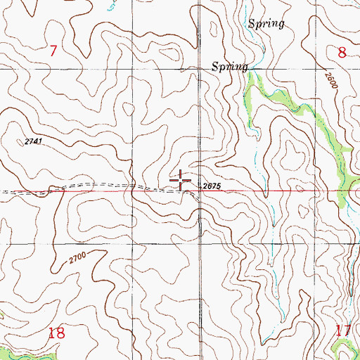 Topographic Map of O'Connor School (historical), MT