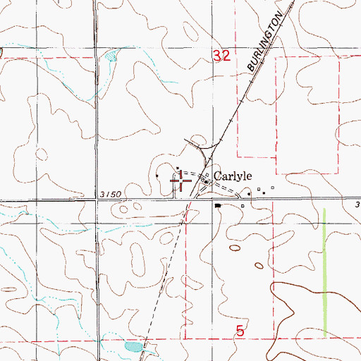Topographic Map of Occident Elevator (historical), MT