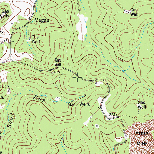 Topographic Map of Burke School (historical), WV