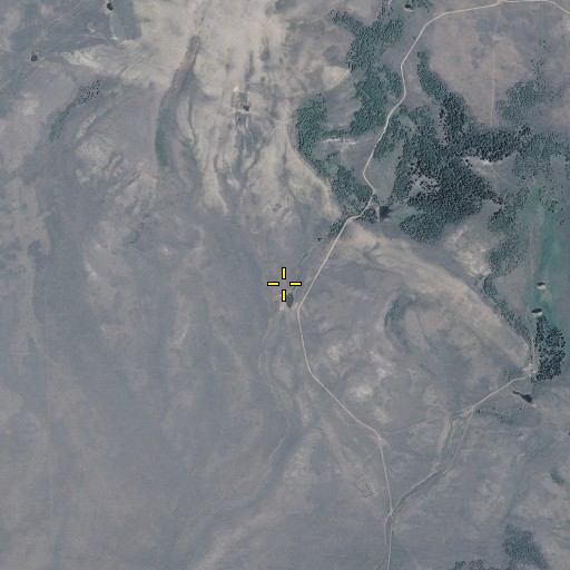 Aerial/Satellite Image of Antelope Spring, CO