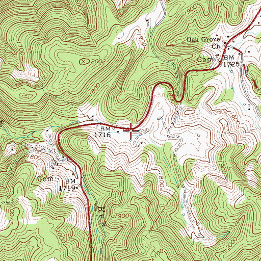 Topographic Map of Shinar School (historical), WV