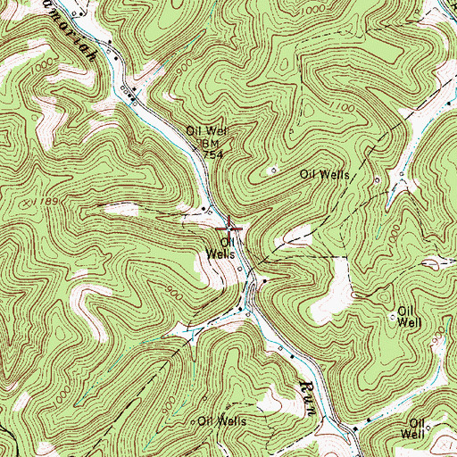 Topographic Map of Annamoriah School (historical), WV