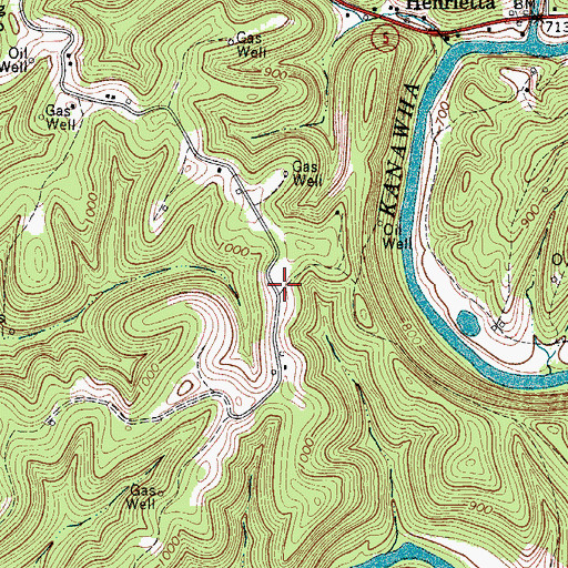 Topographic Map of Hog Knob School (historical), WV