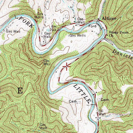 Topographic Map of Lynch School (historical), WV