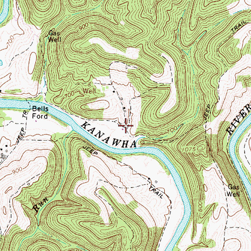Topographic Map of Mount Vernon Church (historical), WV