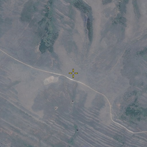Aerial/Satellite Image of Cold Spring Mountain, CO