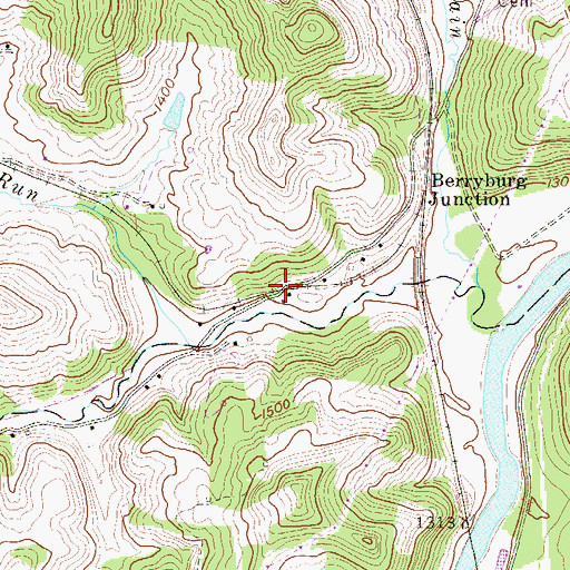 Topographic Map of Boylen (historical), WV