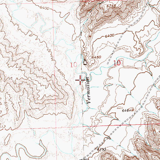 Topographic Map of Shell Creek, CO