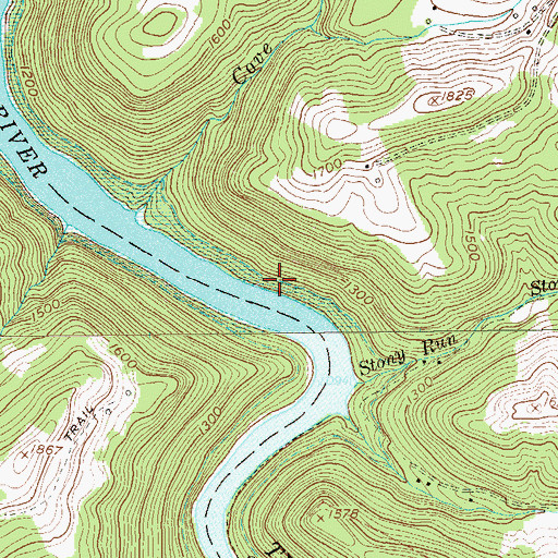 Topographic Map of Loftis (historical), WV