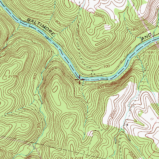 Topographic Map of Wilmoth (historical), WV