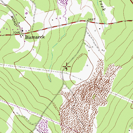 Topographic Map of Allegheny Church of the Brethren, WV