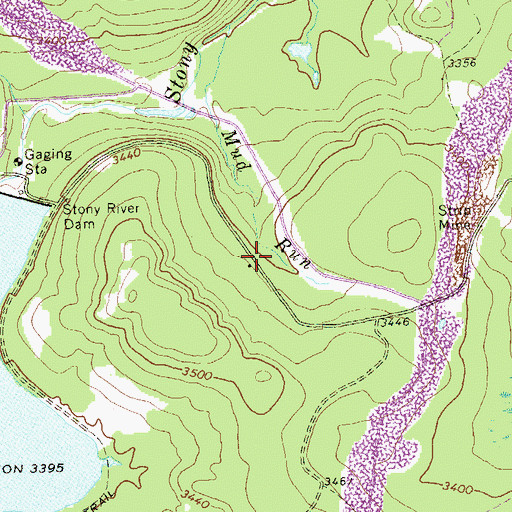 Topographic Map of Camp 94 (historical), WV