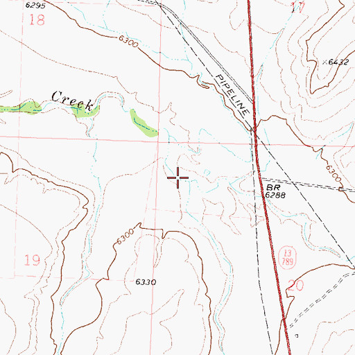 Topographic Map of Timberlake Creek, CO