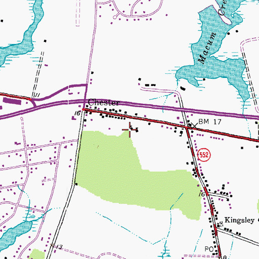 Topographic Map of Union Wesley Methodist Church Cemetery, MD