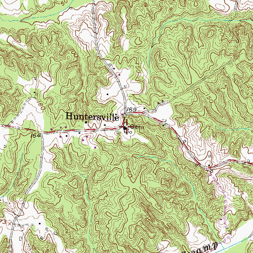 Topographic Map of All Faith Episcopal Church, MD