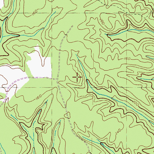 Topographic Map of Country Lakes, MD