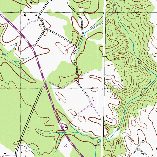 Topographic Map of Deep Falls (historical), MD
