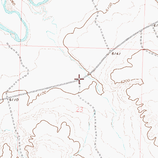 Topographic Map of Scandinavian Gulch, CO